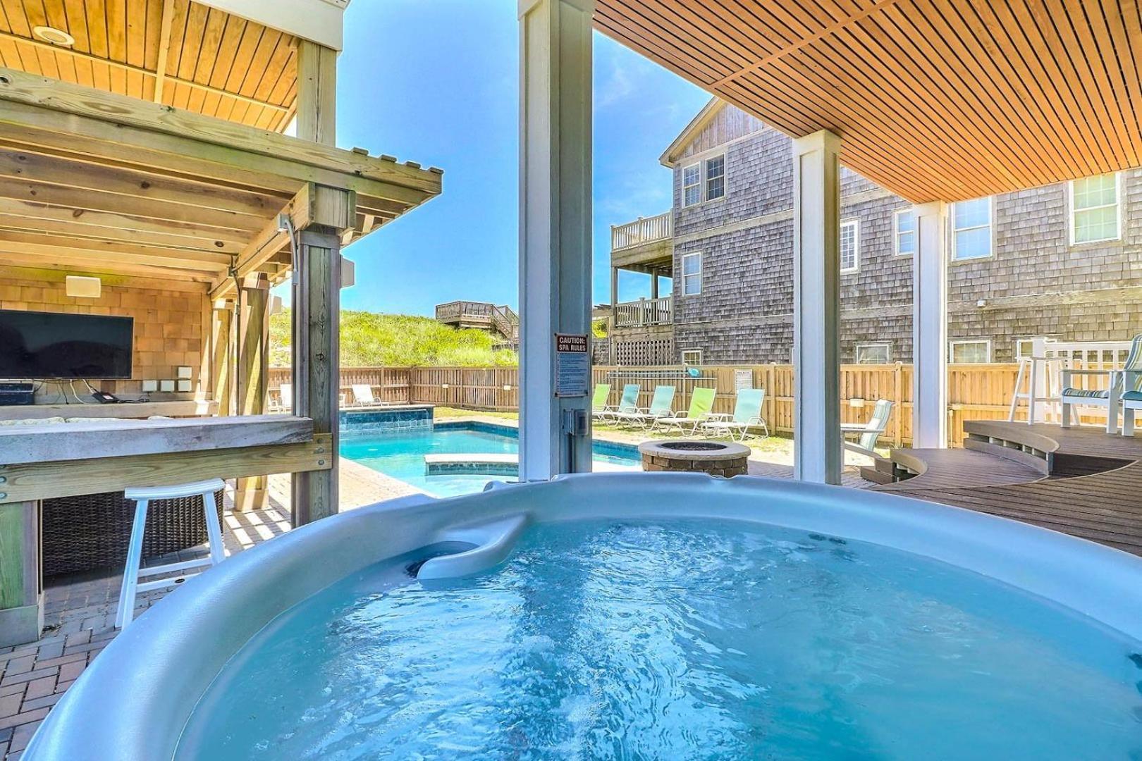 Villa 6007 Happy Sol Oceanfront Heatable Pool Nags Head Exterior foto